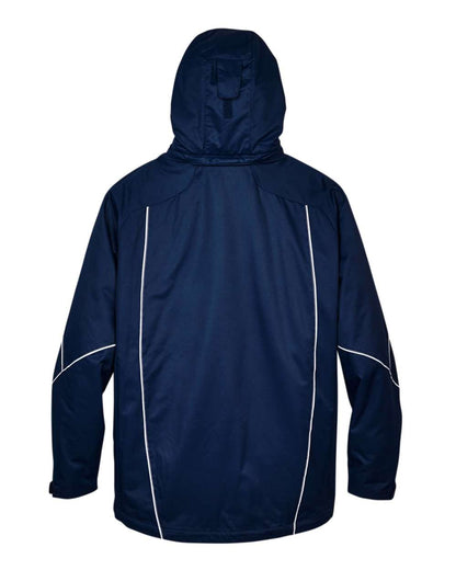 North End Men's Angle 3-in-1 Jacket with Bonded Fleece Liner 88196 #color_Night