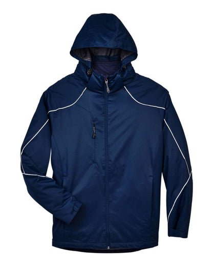 North End Men's Angle 3-in-1 Jacket with Bonded Fleece Liner 88196 #color_Night