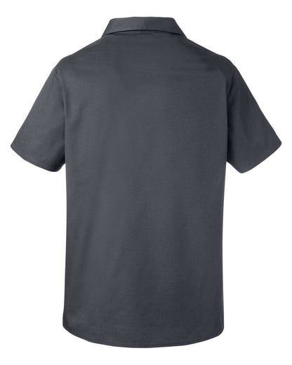 Harriton Ladies' Advantage IL Short-Sleeve Work Shirt M585W #color_Dark Charcoal