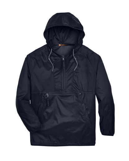 Harriton Adult Packable Nylon Jacket M750 #color_Navy