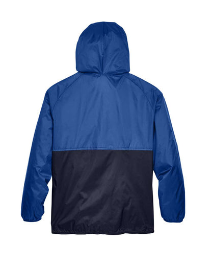 Harriton Adult Packable Nylon Jacket M750 #color_Royal/ Navy