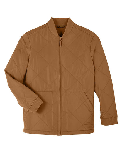 Harriton Adult Dockside Insulated Utility Jacket M715 #color_Duck Brown