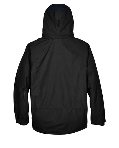North End Men's Caprice 3-in-1 Jacket with Soft Shell Liner 88178 #color_Black