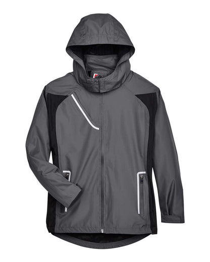 Team 365 Ladies' Dominator Waterproof Jacket TT86W #color_Sport Graphite