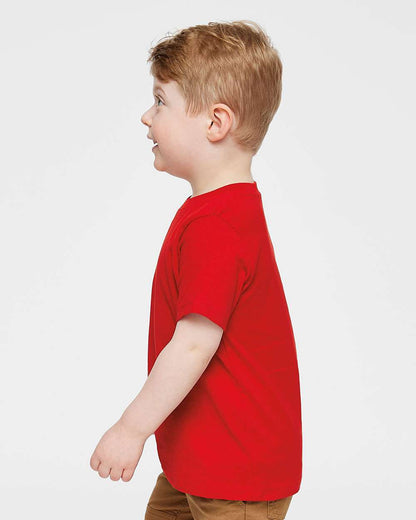 Rabbit Skins Toddler Fine Jersey Tee 3321 #colormdl_Red