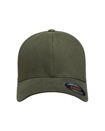 Flexfit Adult Brushed Twill Cap 6377 #color_PINE