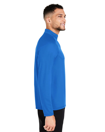 North End Men's Revive coolcore® Quarter-Zip NE410 #color_LT NAUTICAL BLUE