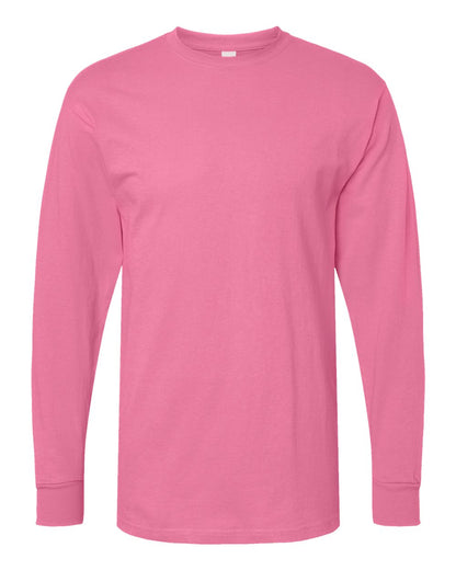 M&O Gold Soft Touch Long Sleeve T-Shirt 4820 #color_Azalea