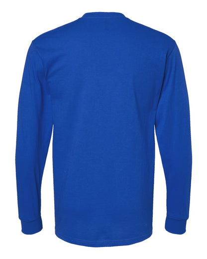 M&O Gold Soft Touch Long Sleeve T-Shirt 4820 #color_Royal