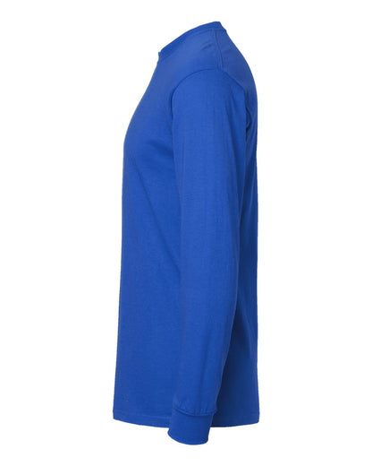 M&O Gold Soft Touch Long Sleeve T-Shirt 4820 #color_Royal