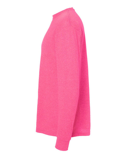 M&O Gold Soft Touch Long Sleeve T-Shirt 4820 #color_Neon Pink