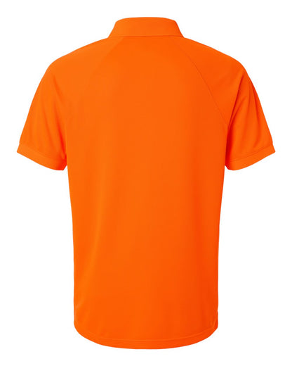 Harriton Men's Charge Snag and Soil Protect Polo M208 #color_Safety Orange