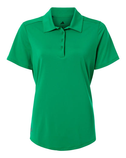 Adidas Women's Ultimate Solid Polo A515 #color_Court Green