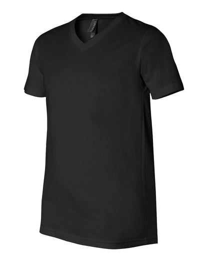 BELLA + CANVAS Jersey V-Neck Tee 3005 #color_Black