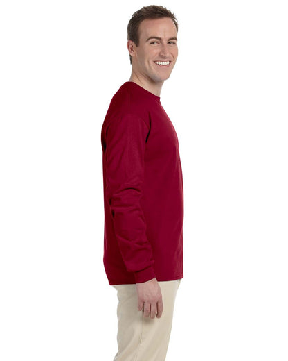 Gildan Adult Ultra Cotton® Long-Sleeve T-Shirt G240 #color_CARDINAL RED