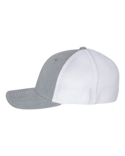 Richardson R-Flex Trucker Cap 110 #color_Heather Grey/ White