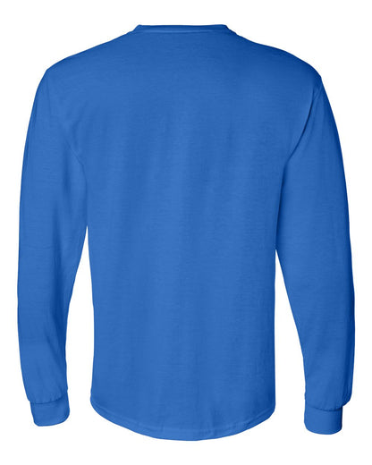 Gildan DryBlend® 50/50 Long Sleeve T-Shirt 8400 #color_Royal