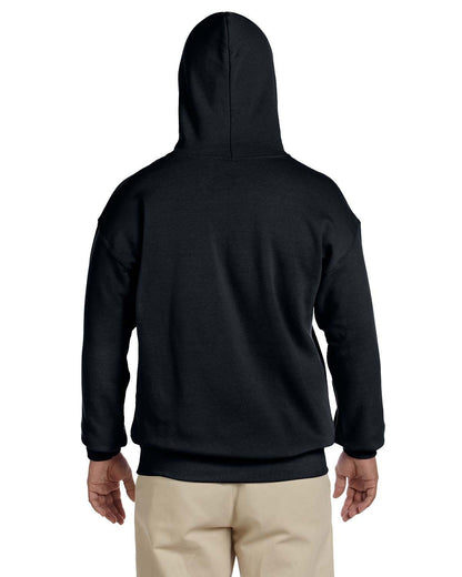 Gildan Adult Heavy Blend™ Hooded Sweatshirt G185 #color_BLACK