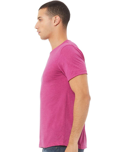 BELLA + CANVAS Triblend Tee 3413 #colormdl_Berry Triblend