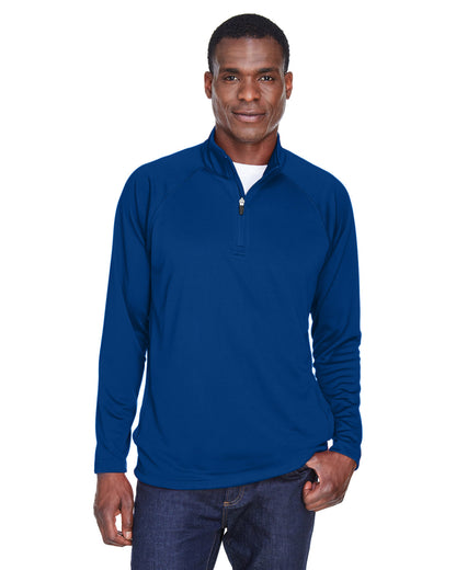 Devon & Jones Men's Stretch Tech-Shell® Compass Quarter-Zip DG440 #color_TRUE ROYAL