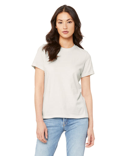 BELLA + CANVAS Ladies' Relaxed Jersey Short-Sleeve T-Shirt B6400 #color_VINTAGE WHITE