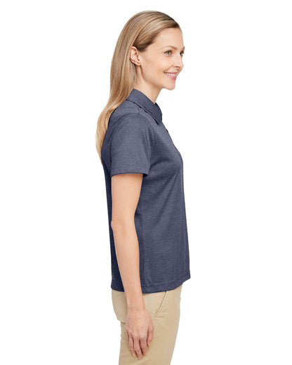 Team 365 Ladies' Zone Sonic Heather Performance Polo TT51HW #color_SP DARK NAVY HTH