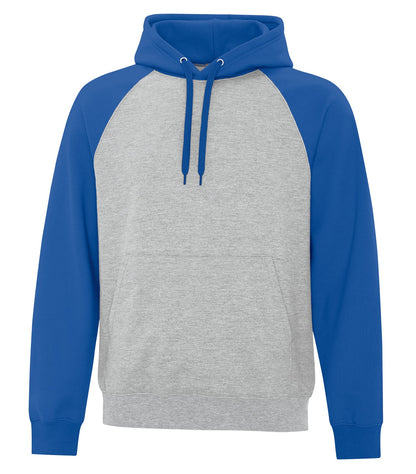 Atc Everyday Collection Everyday Fleece TwoTone Hooded ATCF2550 #color_AthHthr/Royal