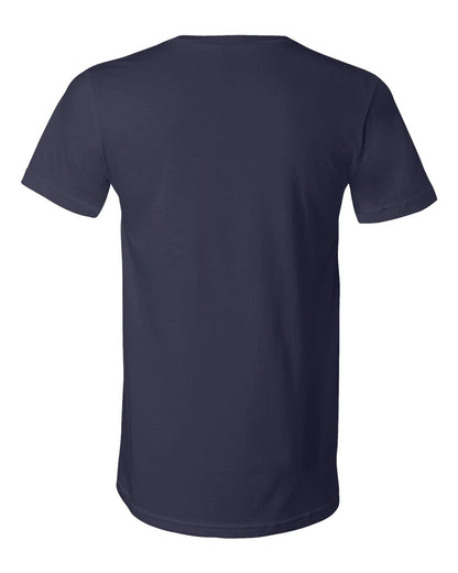 BELLA + CANVAS Jersey V-Neck Tee 3005 #color_Navy