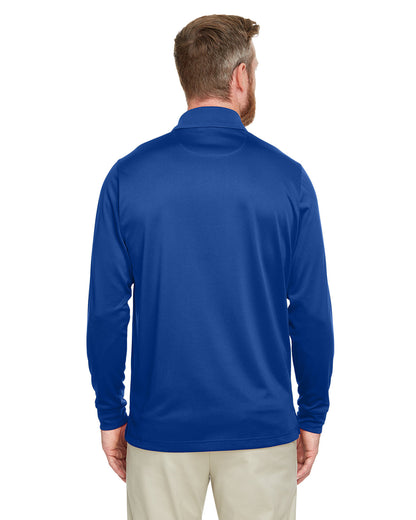 Harriton Men's Tall Advantage Long Sleeve Snag Protection Plus IL Polo M348LT #color_TRUE ROYAL