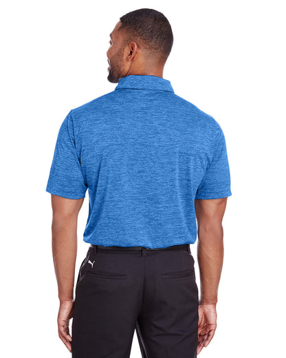 Puma Golf Men's Icon Heather Polo 596801 #color_LAPIS BLUE