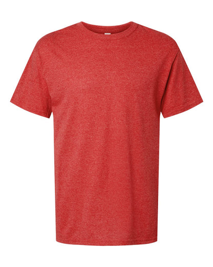 M&O Gold Soft Touch T-Shirt 4800 #color_Heather Red