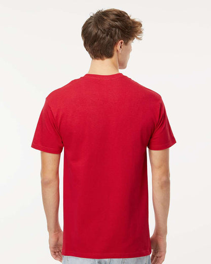 M&O Gold Soft Touch T-Shirt 4800 #colormdl_Deep Red