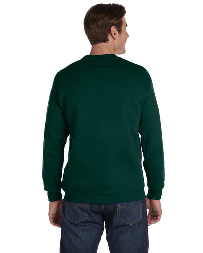 Gildan Adult DryBlend® Fleece Crew G120 #color_FOREST GREEN