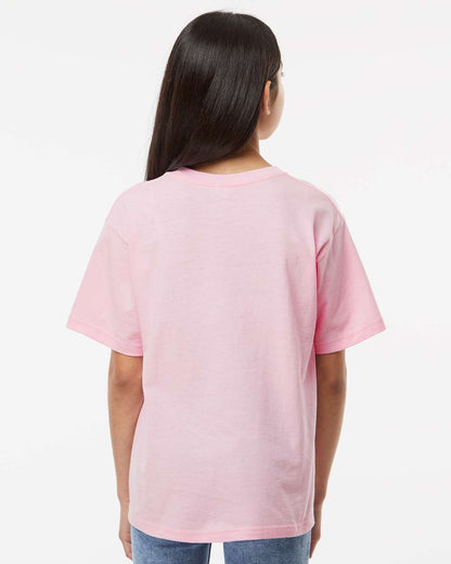 M&O Youth Gold Soft Touch T-Shirt 4850 #colormdl_Light Pink