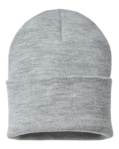 Atlantis Headwear Sustainable Beanie PURE #color_Light Grey Melange