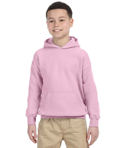 Gildan Youth Heavy Blend™ Hooded Sweatshirt G185B #color_LIGHT PINK