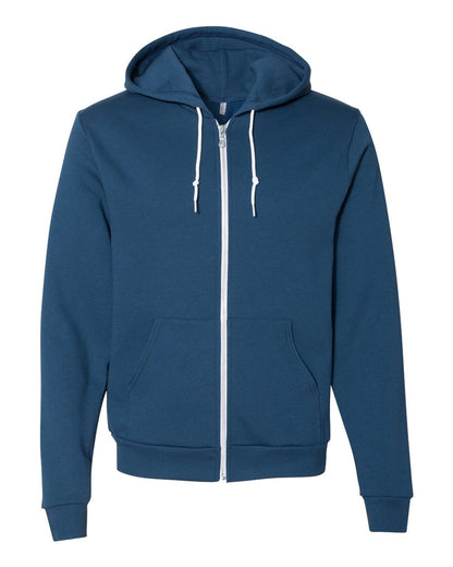 American Apparel Flex Fleece Full-Zip Hoodie F497 #color_Sea Blue
