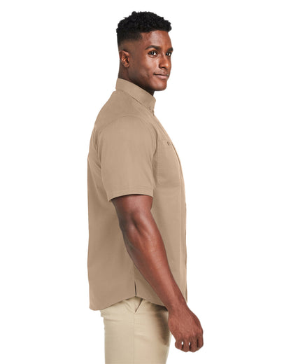 Harriton Men's Advantage IL Short-Sleeve Work Shirt M585 #color_KHAKI