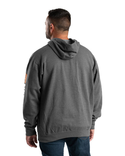 Berne Men's Tall Signature Sleeve Hooded Pullover SP401T #color_GRAPHITE