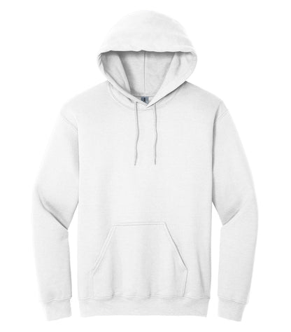 Gildan HEAVY BLEND HOODED SWEATSHIRT 1850 #color_White