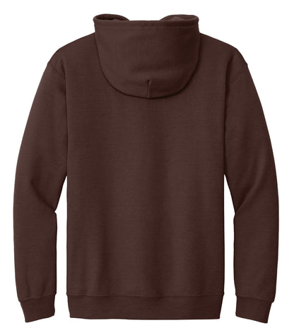 Gildan HEAVY BLEND FULL ZIP HOODED 1860 #color_Dark Chocolate