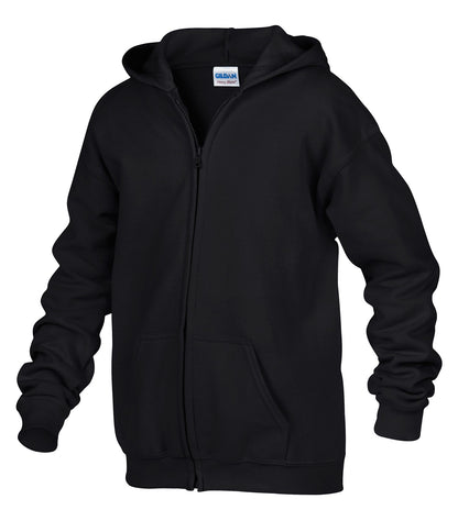 Gildan Heavy Blend F-Zip Youth Hooded 186B Gildan Heavy Blend F-Zip Youth Hooded 186B