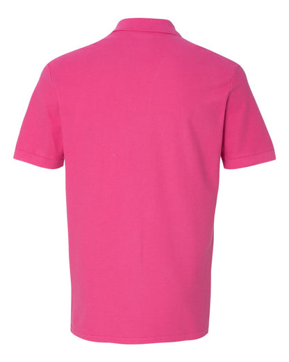 Gildan Premium Cotton® Double Piqué Polo 82800 #color_Heliconia