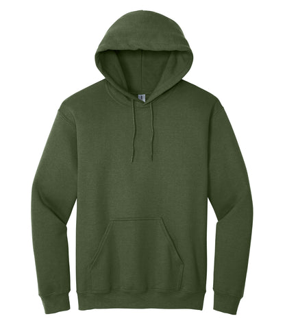 Gildan HEAVY BLEND HOODED SWEATSHIRT 1850 #color_MilitaryGreen