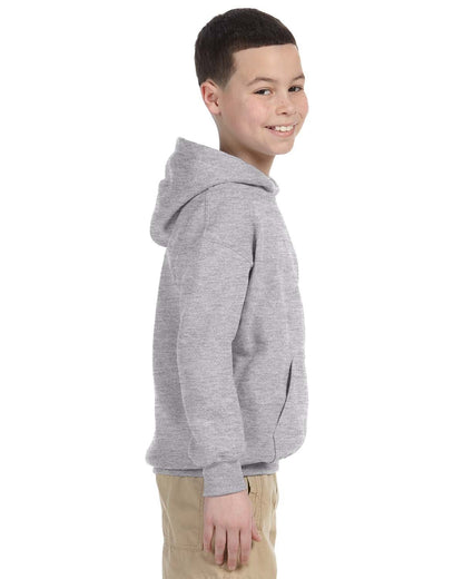 Gildan Youth Heavy Blend™ Hooded Sweatshirt G185B #color_SPORT GREY