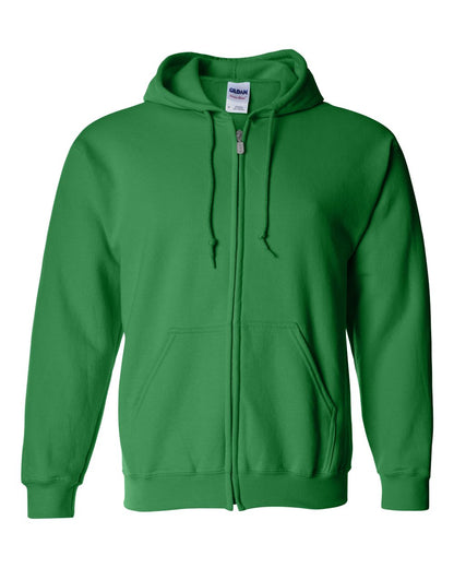 Gildan Heavy Blend™ Full-Zip Hooded Sweatshirt 18600 #color_Irish Green