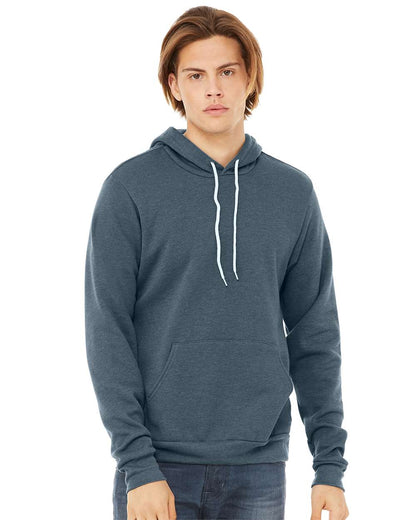 BELLA + CANVAS Sponge Fleece Hoodie 3719 #colormdl_Heather Slate