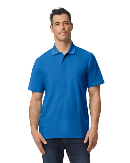 Gildan Men's Softstyle Double Pique Polo G648 #color_ROYAL