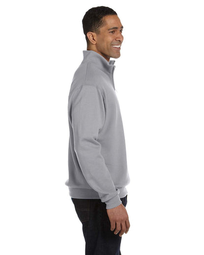 JERZEES Adult 8 oz. NuBlend® Quarter-Zip Cadet Collar Sweatshirt 995M #color_OXFORD