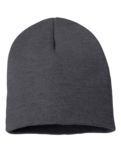 Sportsman 8" Beanie SP08 #color_Heather Charcoal